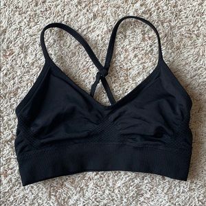 Nike black sports bra